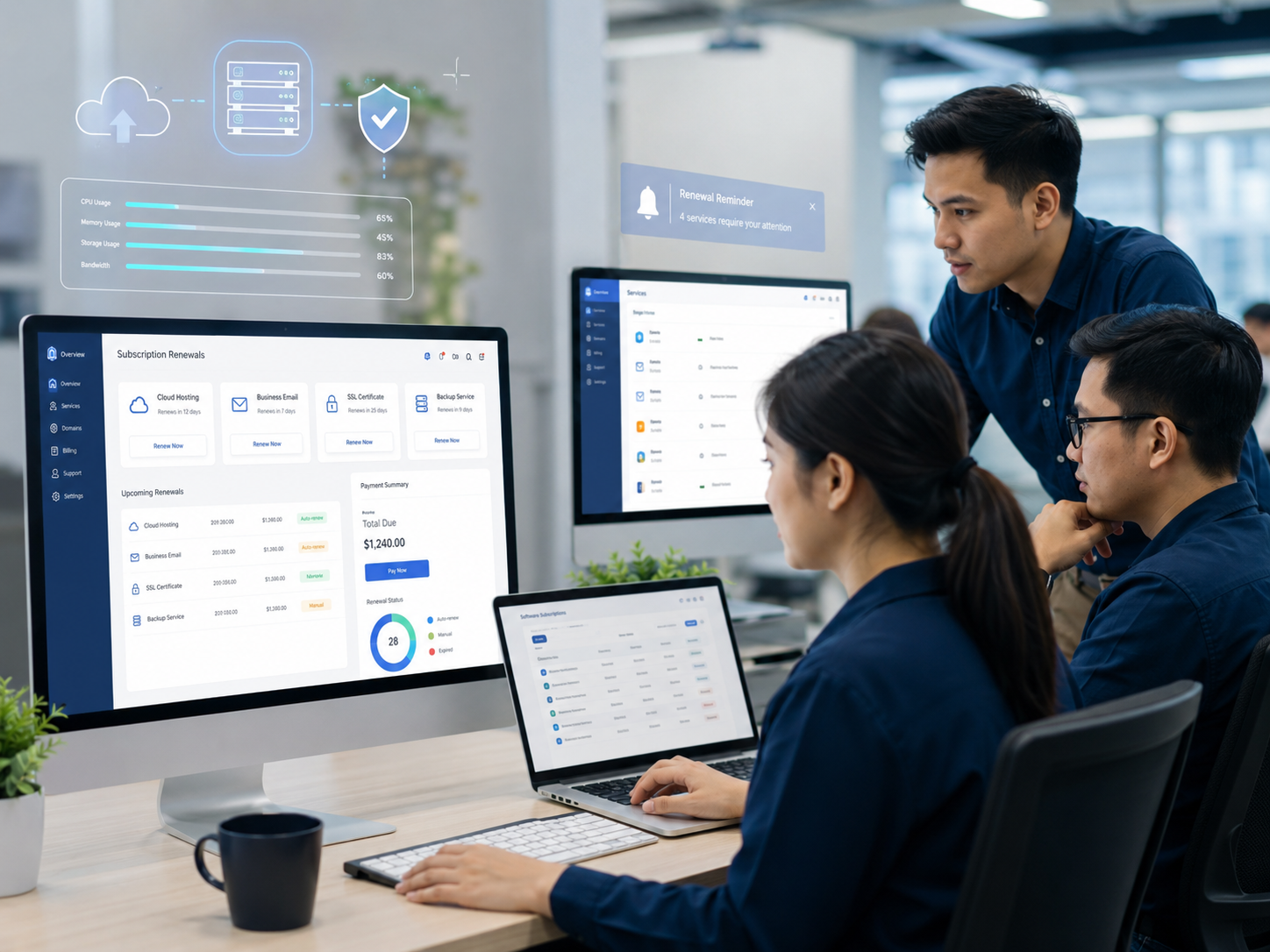 Hosting Software and System Subscription Renewal
